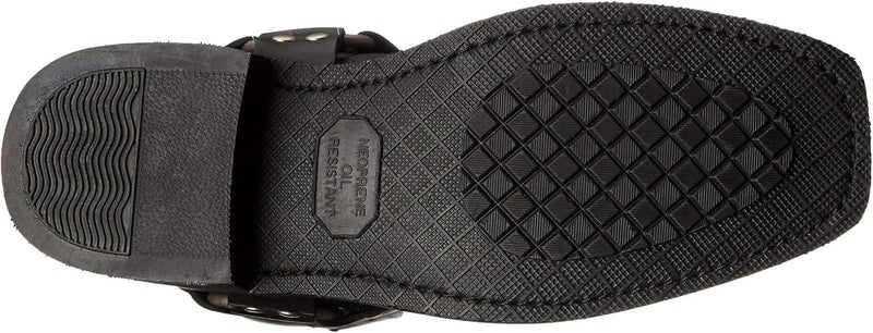 Ad Tec Store RIDETECS Mens 13in Harness Straps Heavy Duty Oiled Leather Motorcycle Boots, Black - Waterproof, Soft Toe, and Heel Motocross Boots For Men - Image 4